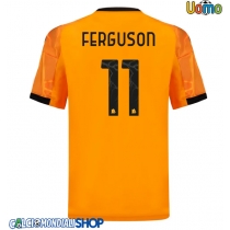 Maglie da calcio AS Roma Evan Ferguson #11 Seconda Maglia 2025-26 Manica Corta